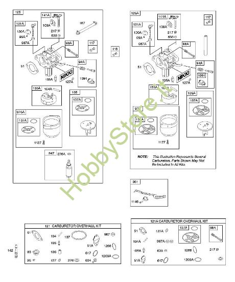 D - Carburatore, kit di revisione carburatore B&S - 21 €¦ 217802-3130-B1 brand Stihl